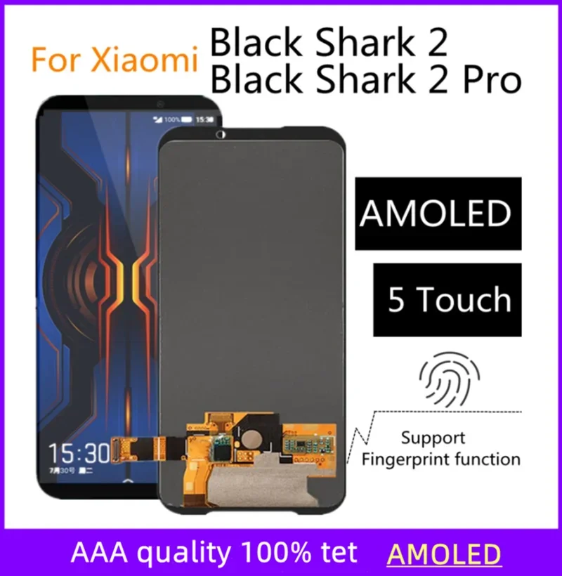 6 39 ''для Black Shark 2 Pro DLT-A0 ЖК-экран с сенсорным дигитайзером для Xiaomi BlackShark Global SKW-H0