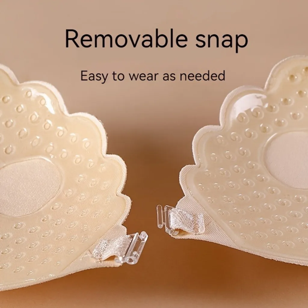 Лифчик пуш-ап на клейкой основе с невидимыми бретельками для одежды без спинки
