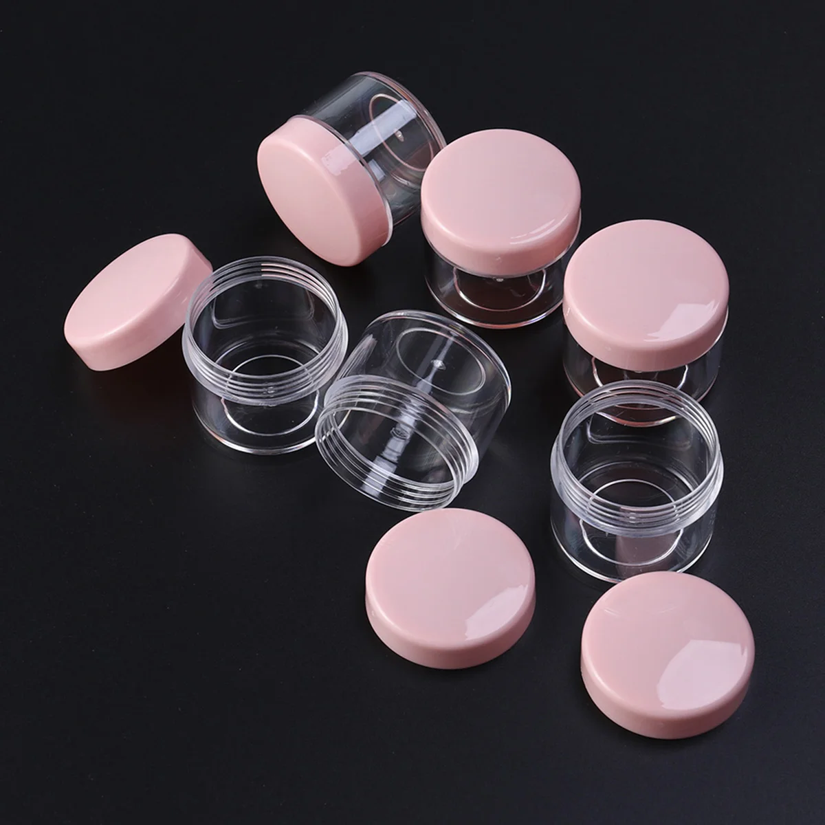 

Empty Cream Containerjar Travel Pots Sample Eye Refillable Mini Box Jars Potlids Makeup Lotion Toiletry Bottles Containers