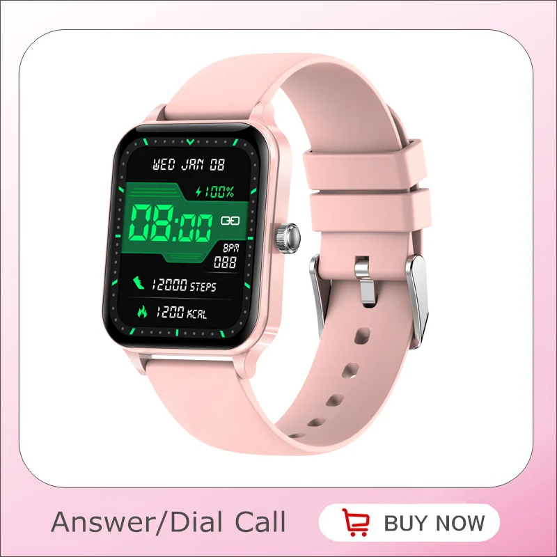 

Smart Watch Women Waterproof IP67 Answer Call Heart Rate Monitor Blood Pressure Weather Fitness Tracker Smartwatch Men 2022