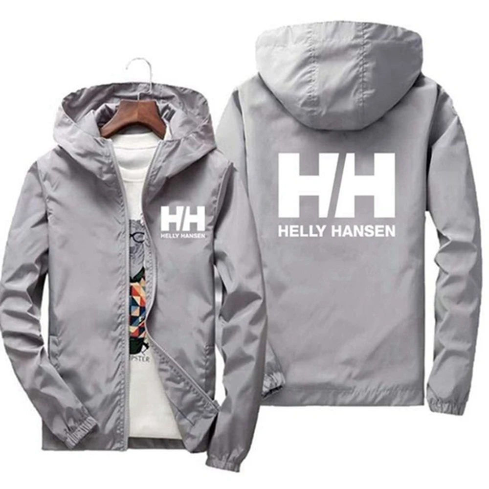 

HH 2023 Men's waterproof windproof coat zipper Hoodie jacket quick drying outdoor windproof jacket raincoat sports warmth Sellin