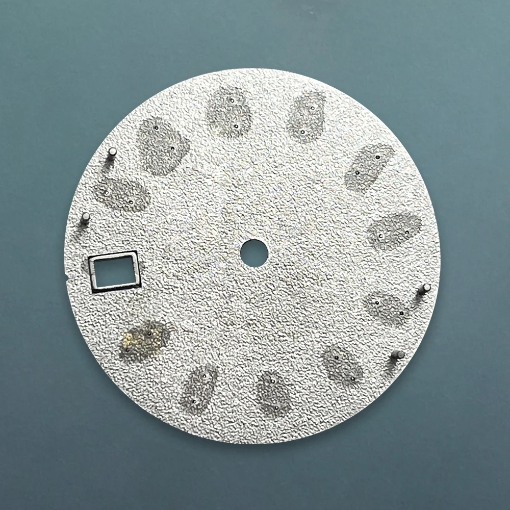 Циферблат QUJING 28 5 мм зеленый светящийся для механизма NH35