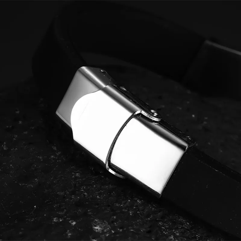 21 см AG черные силиконовые масонские браслеты для мужчин и женщин модные из