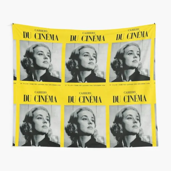 Jeanne Moreau Cahiers Du Cinema French N Гобелен Искусство Йога Красивое Домашнее Одеяло с принтом