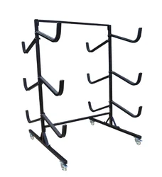

Deluxe Freestanding Heavy Duty Kayak Rack 6 Kayak Storage