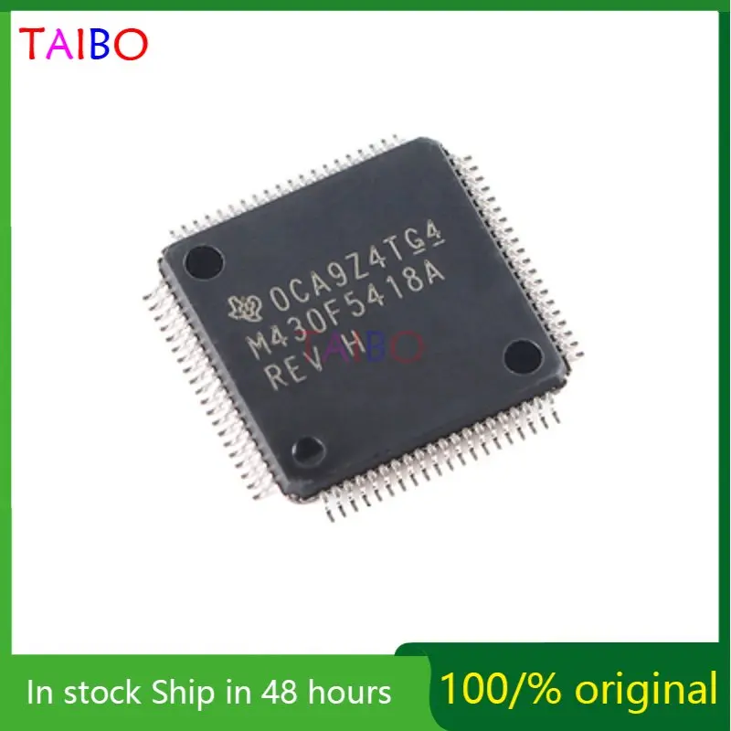 

MSP430F5418AIPNR Silkscreen M430F5418A LQFP80 Встроенный микроконтроллер чип IC новый оригинальный