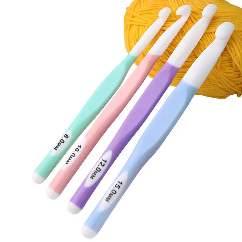 

DIY Crochet Set Knitting Kit For Beginner Comfortable Grip Knitting Tool For Experienced Knitters Girlfriends Moms Beginners