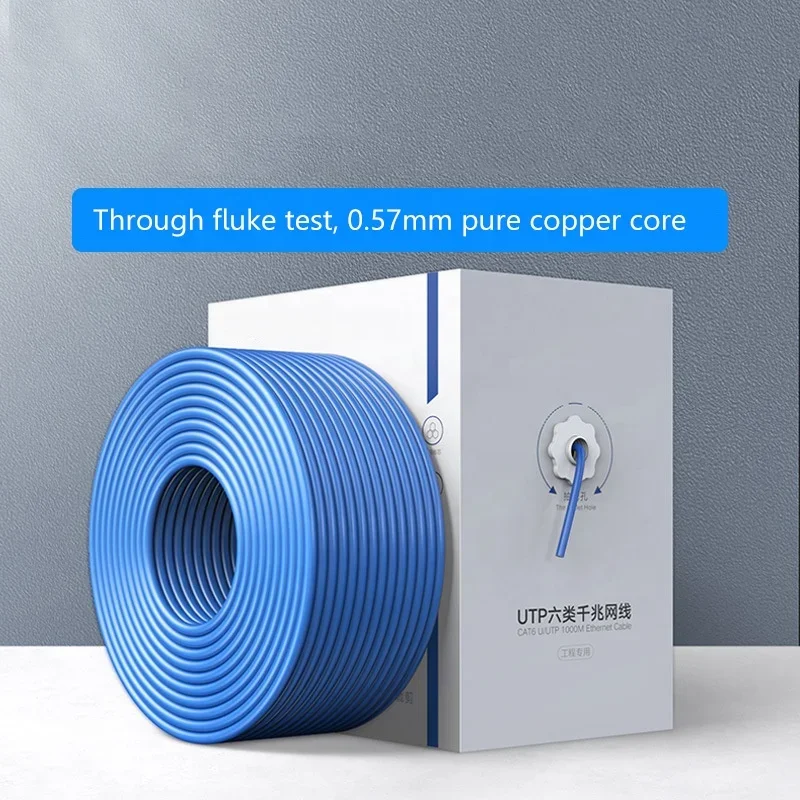 Gcabling 1000 м Utp Lan Cable Cat 5e 10000 футов 305 Cat5 Ethernet Кабели связи Dahua Ftp Cat5e