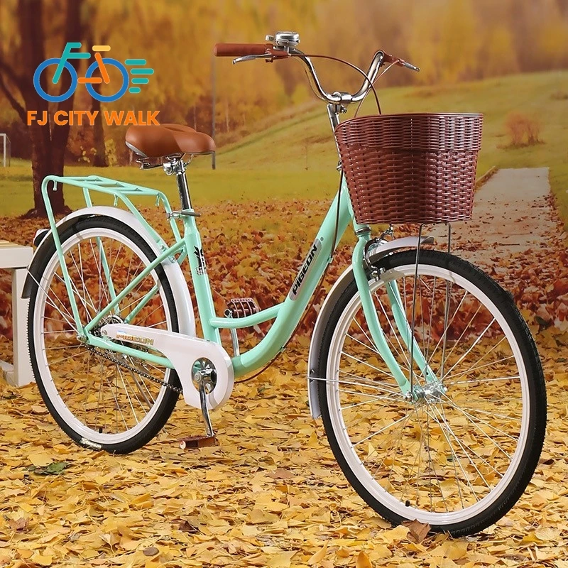 Легкий велосипед FJ из алюминиевого сплава в стиле ретро для мужчин и женщин