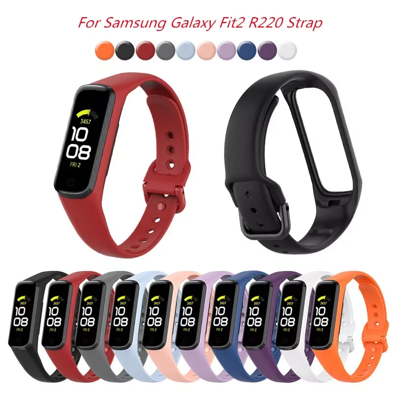 

Silicone Sport Band Strap For Samsung Galaxy Fit 2 SM-R220 Watch Bracelet Replacement Watchband Correa For Samsung Galaxy Fit2