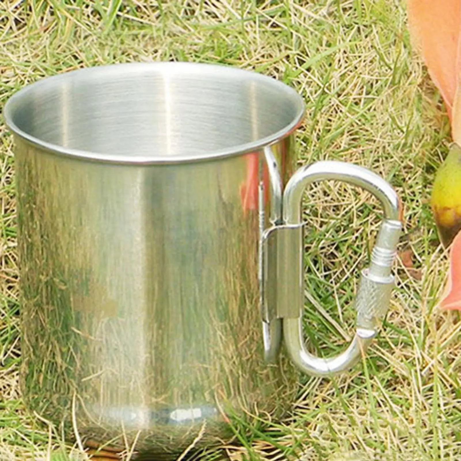 

Double Camping Cups 250ml Preservative Carabiner Handle for Mountaineering