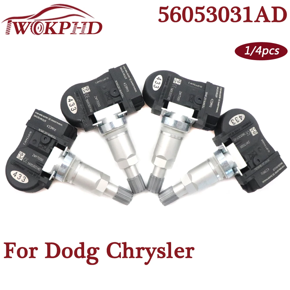 Датчик давления в шинах TPMS 56053031AD для Dodge Charger Grand Caravan Journey Chrysler 200 300 Sebring Town Country 2008-12