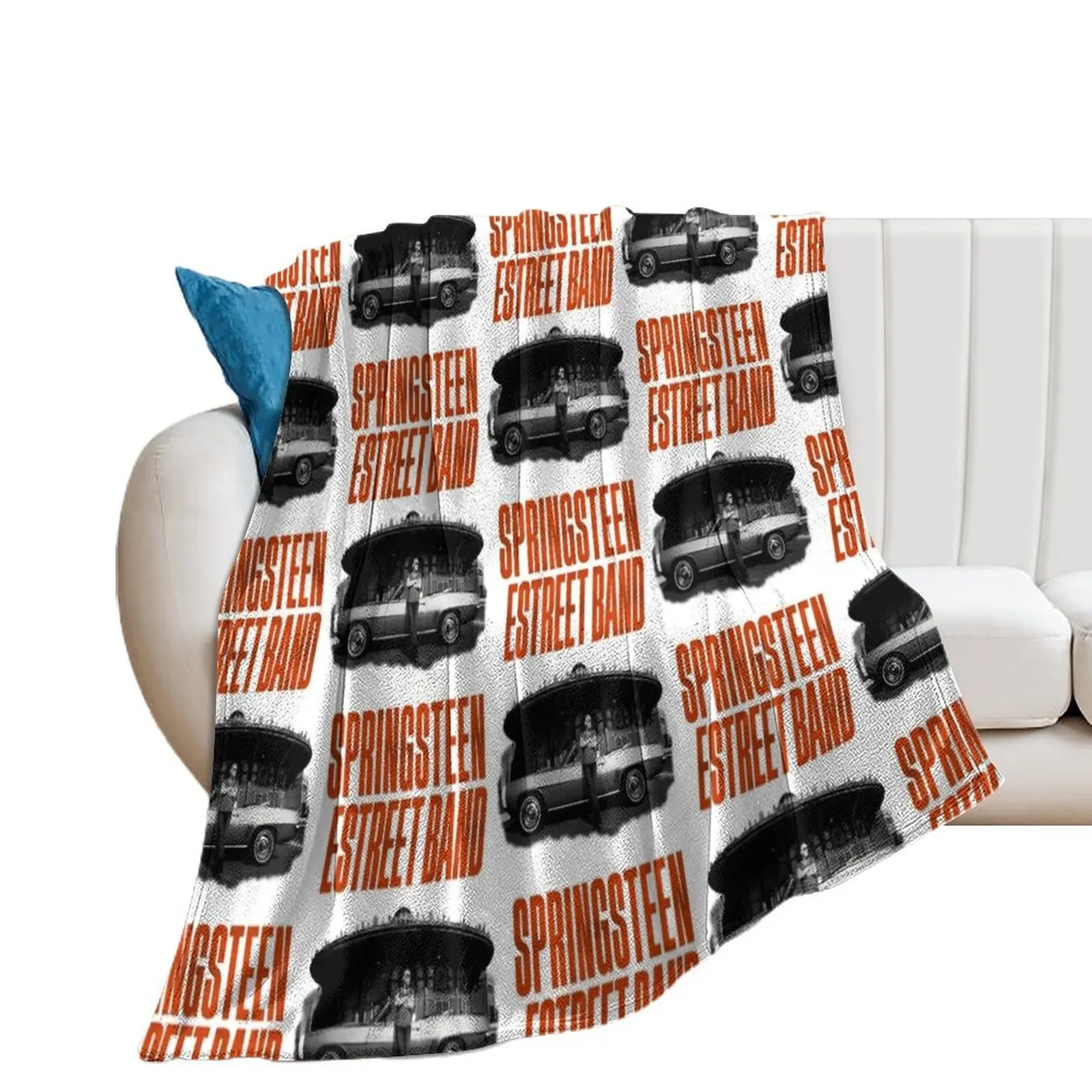 Бр?ок?? Музыка Spr Brug??? ?н и The ? Str??? Декоративное одеяло Boss Tour 2023 Покрывала для