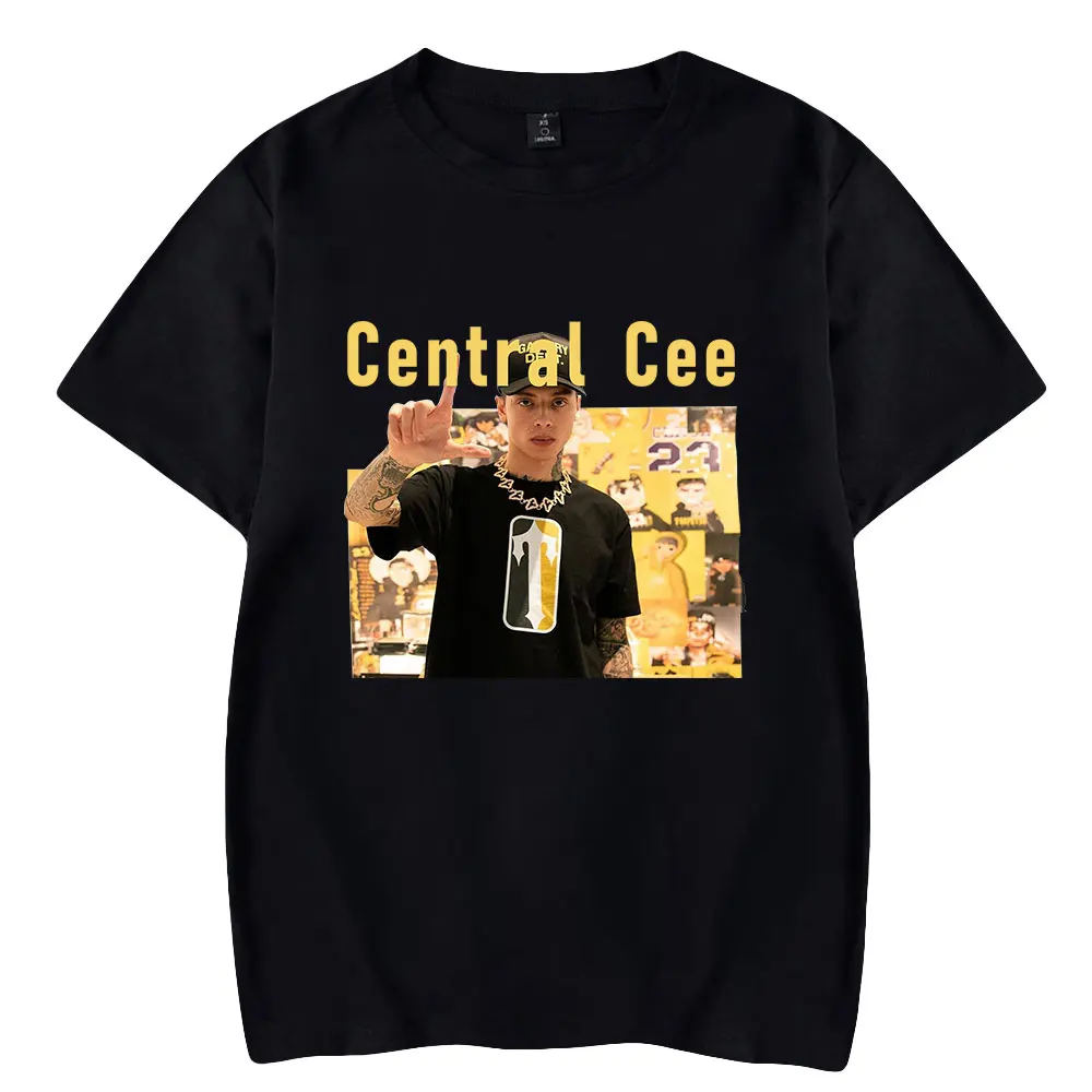 

Central Cee Unisex Short Sleeve T-shirts Men Women Streetwear Printing Casual Singer Harajuku Pullovers Stylish Retro
