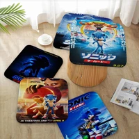 bandai sonic the hedgehog 2 nordic printing chair cushion soft office car seat comfort breathable 45x45cm seat mat