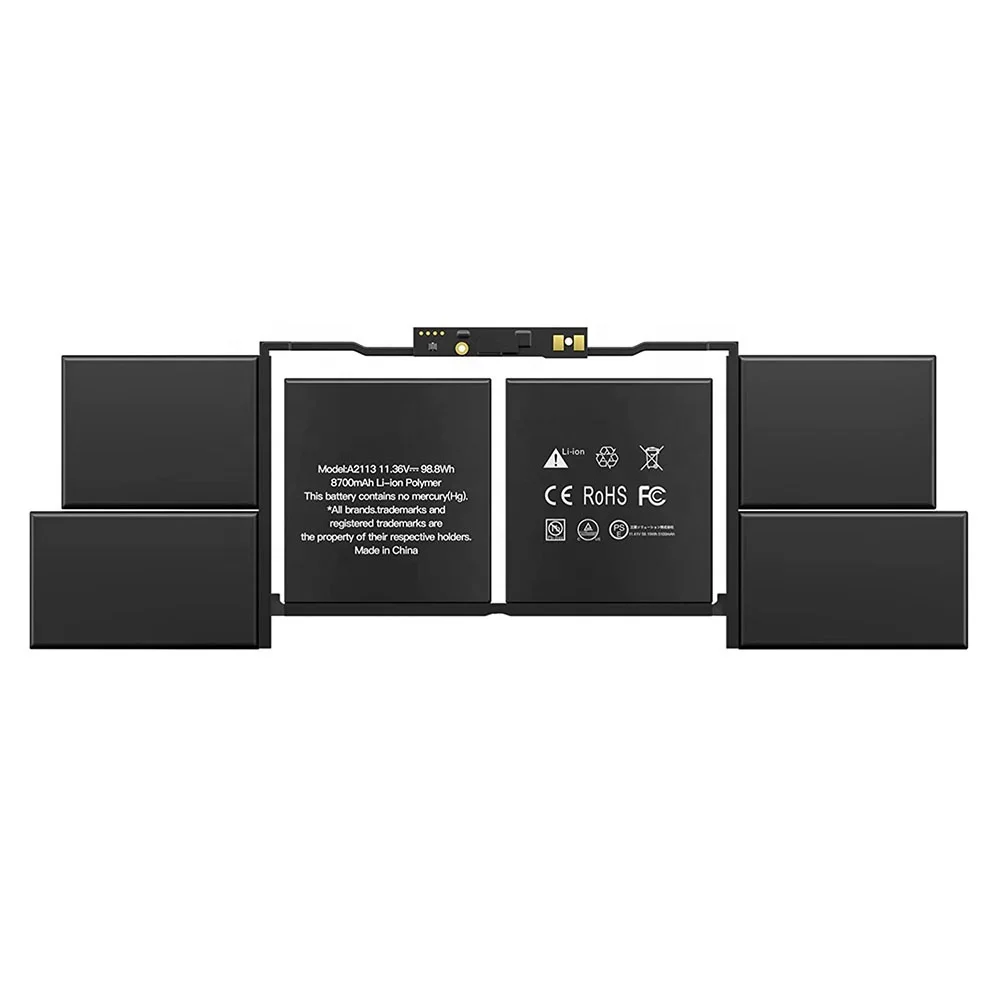 

Аккумуляторная батарея A2113 для Macbook Air M1 A2141, перезаряжаемый аккумулятор для ноутбука 16 дюймов, 2020