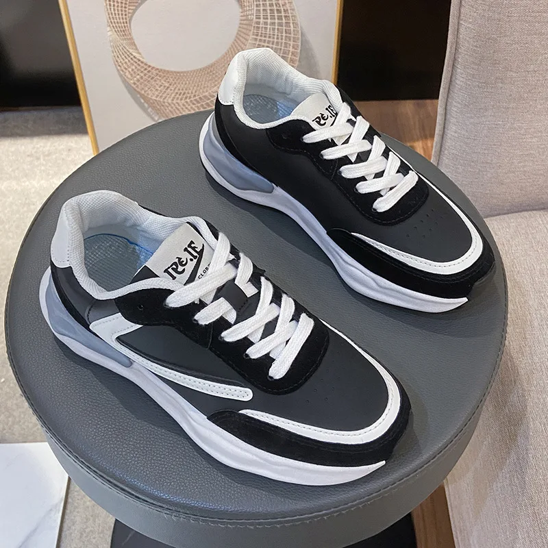 

Women Sneakers Spring Girl Fashion Casual Sport Jogging Shoes Leather Woman Athletic Shoes