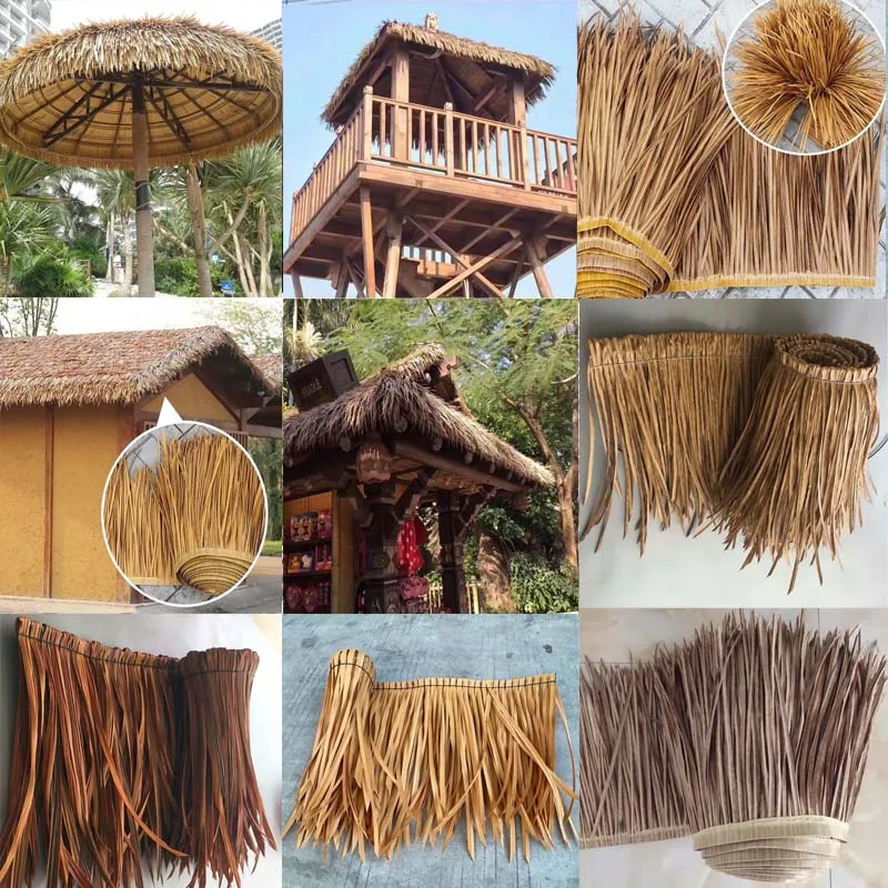 Искусственный пластиковый соломенный материал для бара плитка дома сада беседки