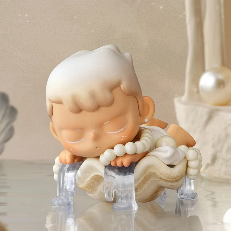 Фото POP MART KUBO Poem Angel's Series Mystery Box Подлинная глухая коробка Guess Toys Сумка Орнамент Фигурки Домашний декор Настольные куклы Модель №5