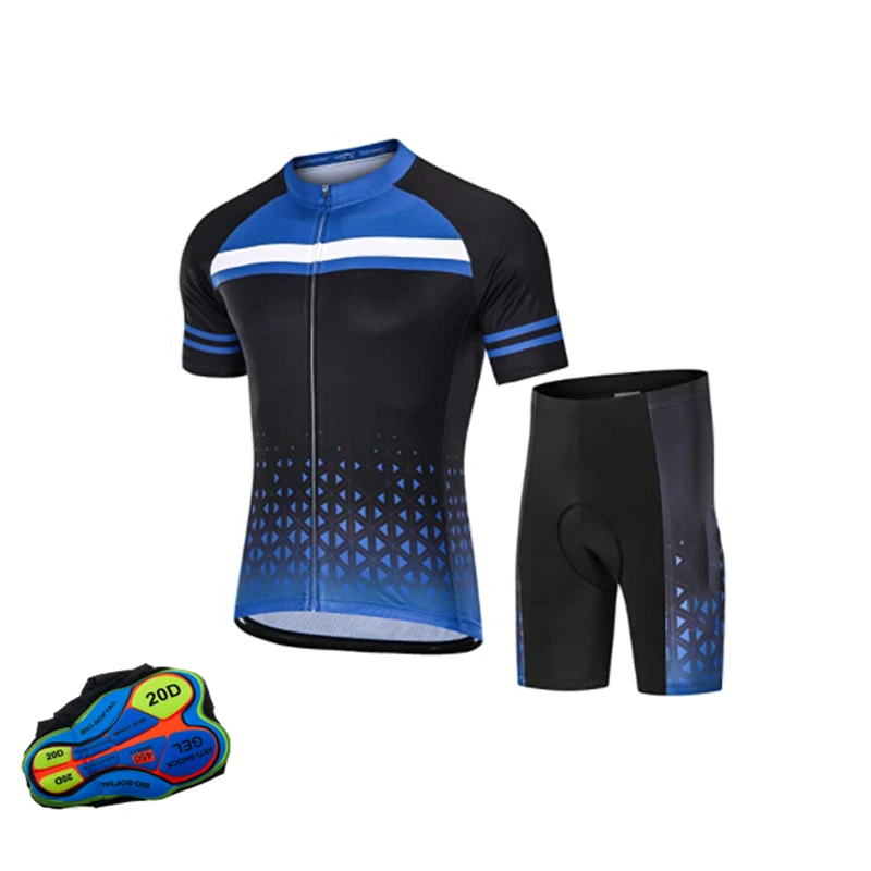 

Спортивный велосипедный комплект Ropa Ciclismo, велосипедный комплект из Джерси, дышащая велосипедная одежда, одежда для езды на велосипеде с кор...