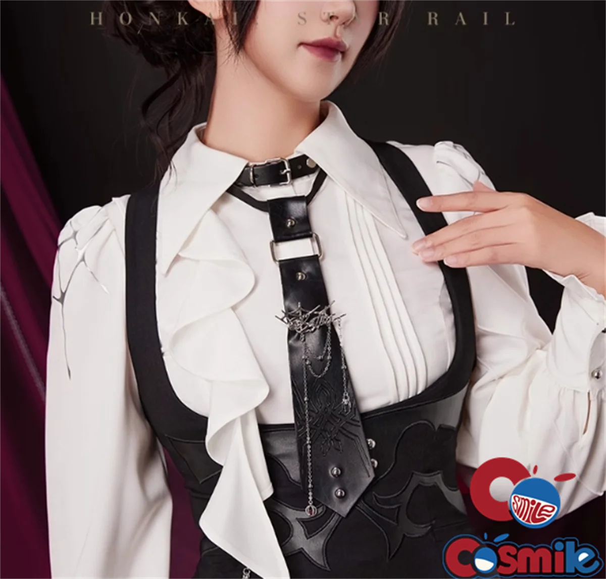 Официальная игра Cosmile miHoYo Honkai: Star Rail Kafka Choker Hill Yaeya Cherry MiHoYo Theme Косплей Галстук JK