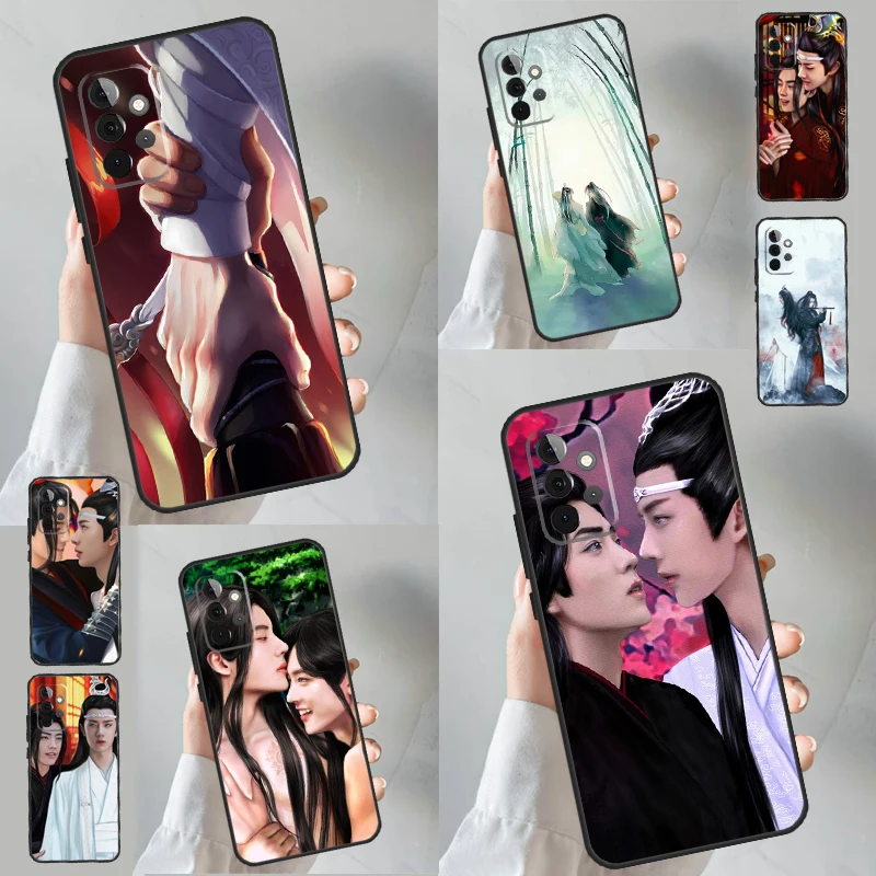 Свадебный чехол Wangxian для Samsung Galaxy A34 A54 A14 A24 A13 A23 A33 A53 A51 A71 A52S A12 A22 A32 A52, чехол