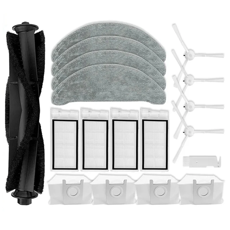 

For XCLEA H30 Plus / H40 Plus Robot Vacuum Cleaner Replacement Spare Parts Main Side Brush Hepa Filter Mop Cloth Dust Bags
