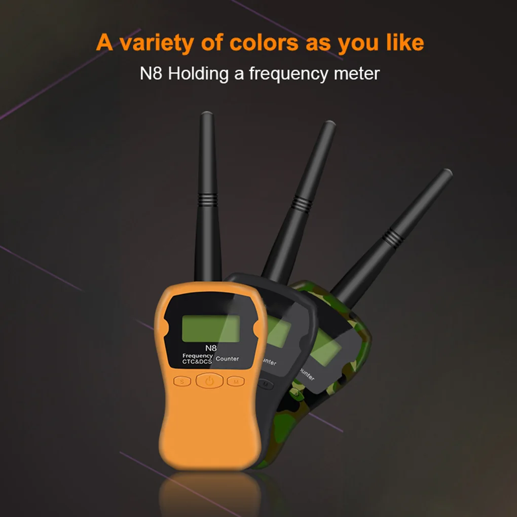 

N8 Handheld Frequency Meter Counter Frequency Tester Analyze Device N8 Interphone Digital Analog Tone