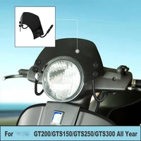 scooter windscreen windshield flyscreen wind screen deflector protector for gts 125 200 300 gt200 gts300 gtv300