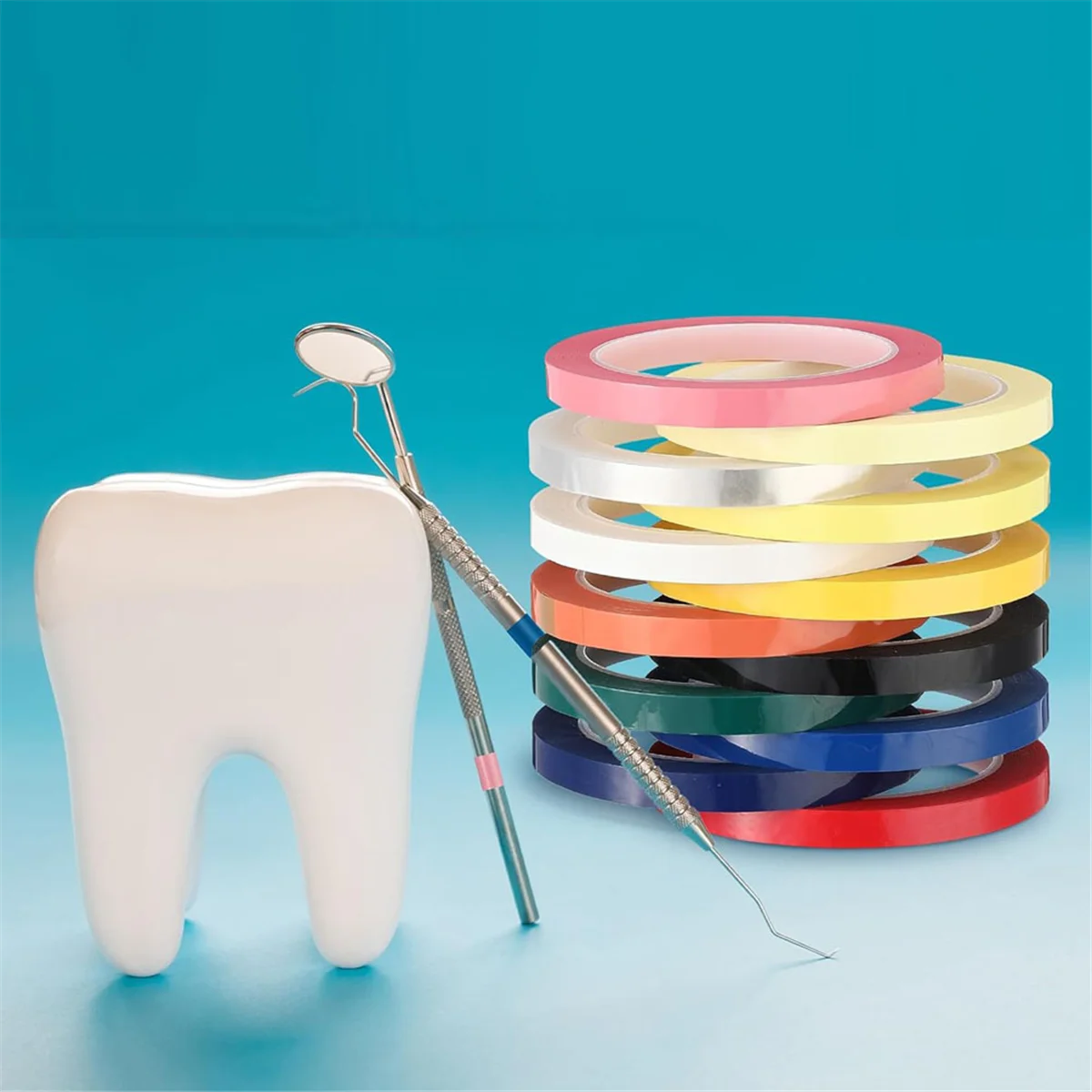 12 рулонов цветной фотомагнитной ленты 65 8 м/Д X 1 0 см/Вт автоклавируемая