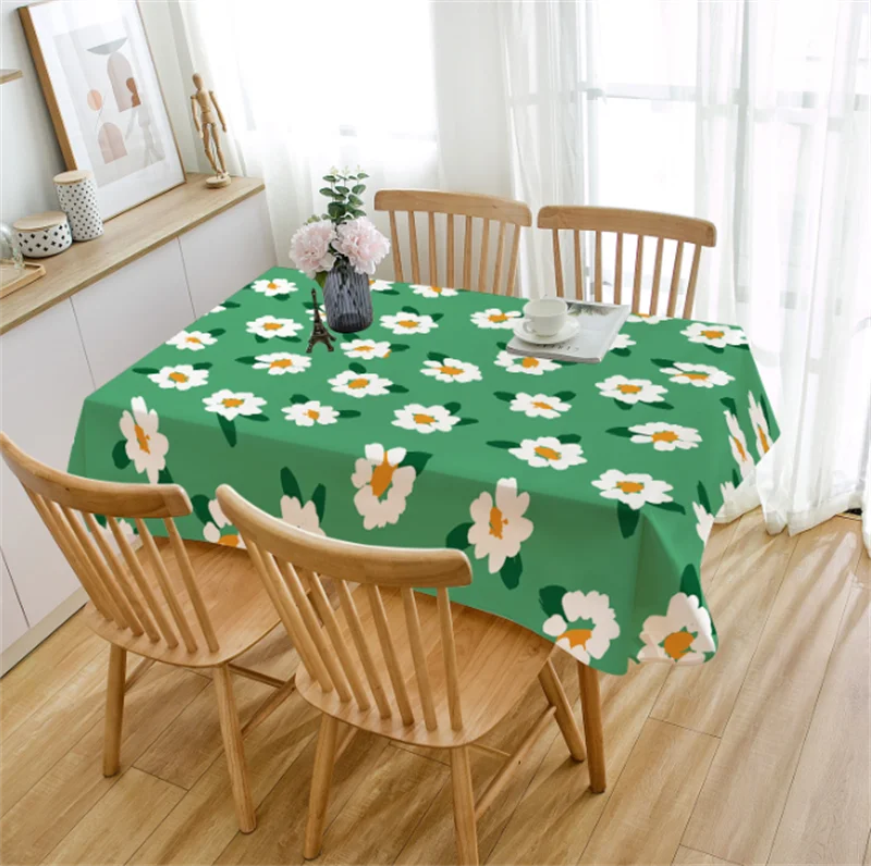 

Floral Pattern Pastoral Style Decorative Table Cover Home Party Use Ins Fashion Party Picnic Table Cover 2023