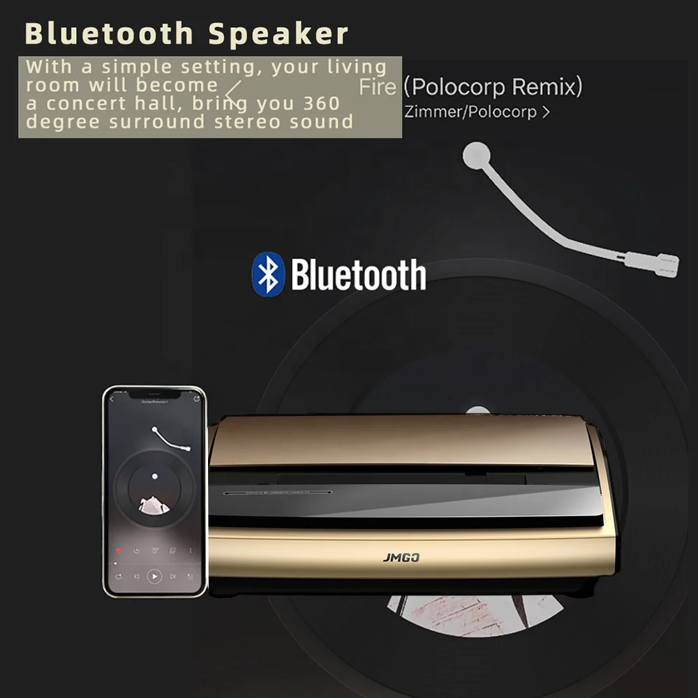 JmGO S3 4K проектор 3D умный домашний кинотеатр видеопроектор на ветровом стекле с