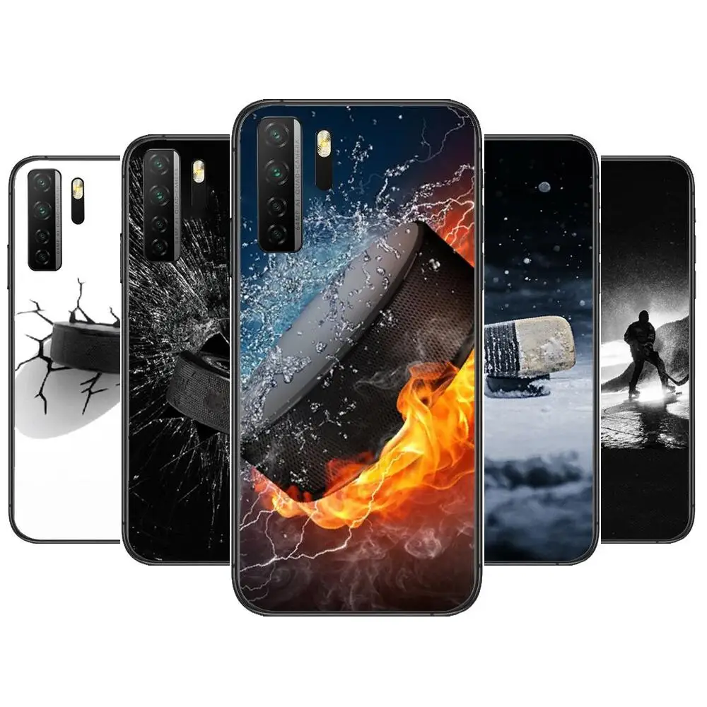 

Ice Hockey Rink Black Soft Cover The Pooh For Huawei Nova 8 7 6 SE 5T 7i 5i 5Z 5 4 4E 3 3i 3E 2i Pro Phone Case cases