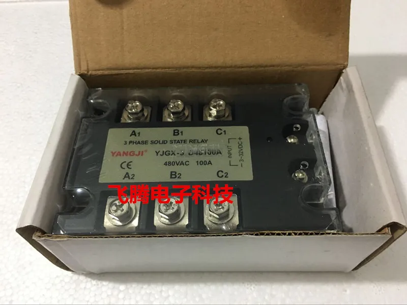 

Genuine YANGJI Yang following three-phase solid state relay YJGX-3 D4840A DC control AC 40A