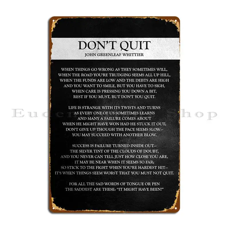 

Металлический плакат с надписью «Do Not бросить»