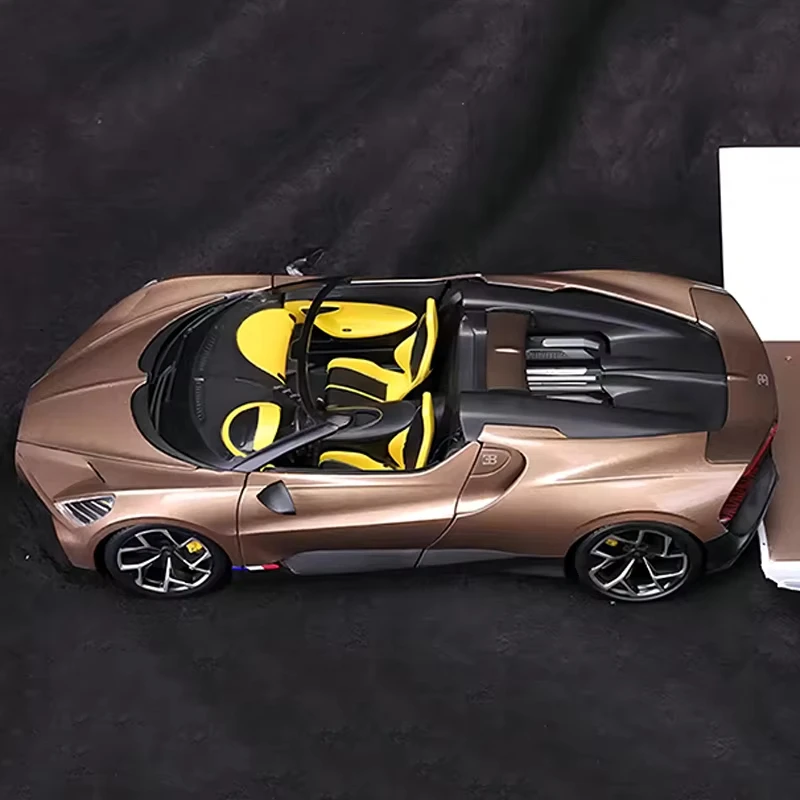 Bburago 1:18 Bugatti W16 Mistral миниатюрная литая под давлением модель из сплава черные