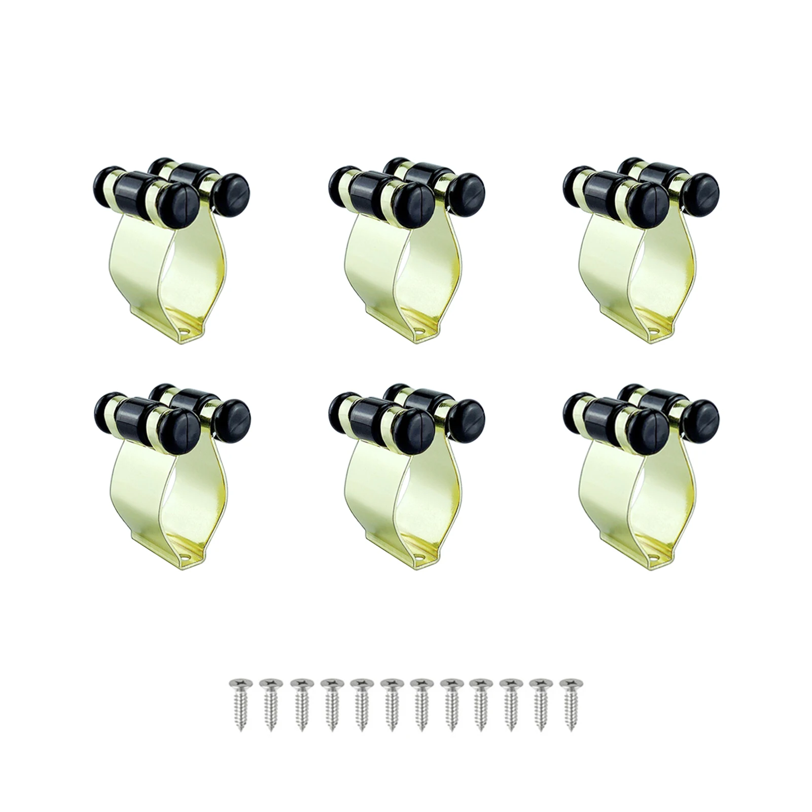 

Accessories With Screws Collection Display Metal Wall Mounted Fixing Fishing Rod Storage Clips Positioning Pole Clamps Club