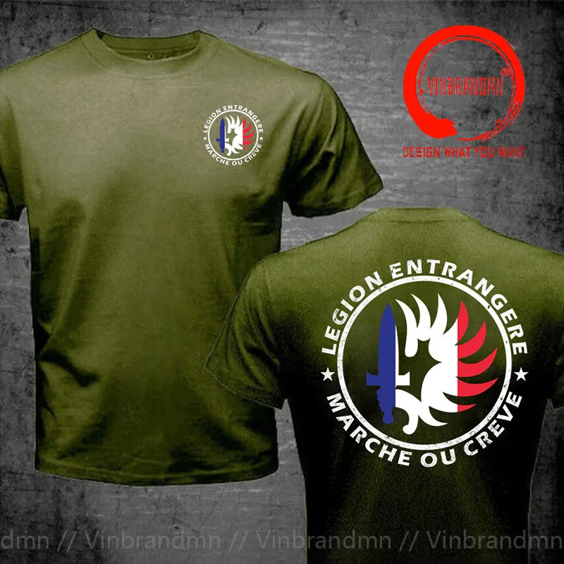 Футболка мужская с надписью Легион французский иностранный