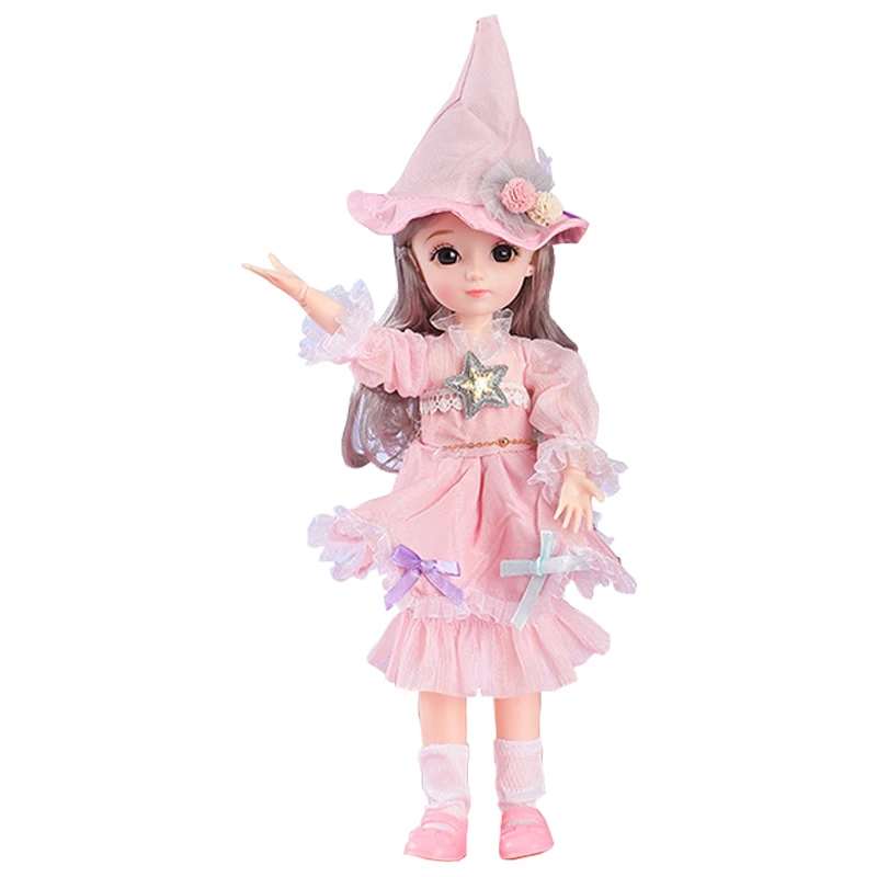 

30cm Princess Dolls 2023 New 1/6 Bjd Doll With Clothes Dress Up Kids Children's Girl Birthday Gift Toys