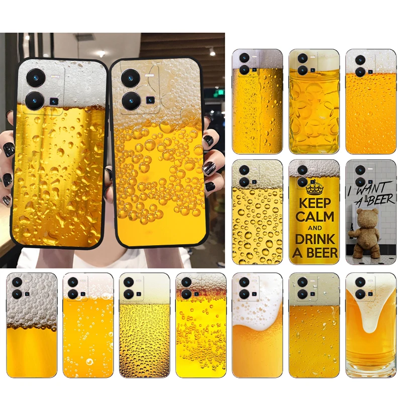 

Cold Beer Phone Case For VIVO Y53S Y33S Y11S Y31 Y21 Y70 Y20 Y21S Y72 Y55 Y76 Y51 Y01 V23E V21 V23 V21E Case