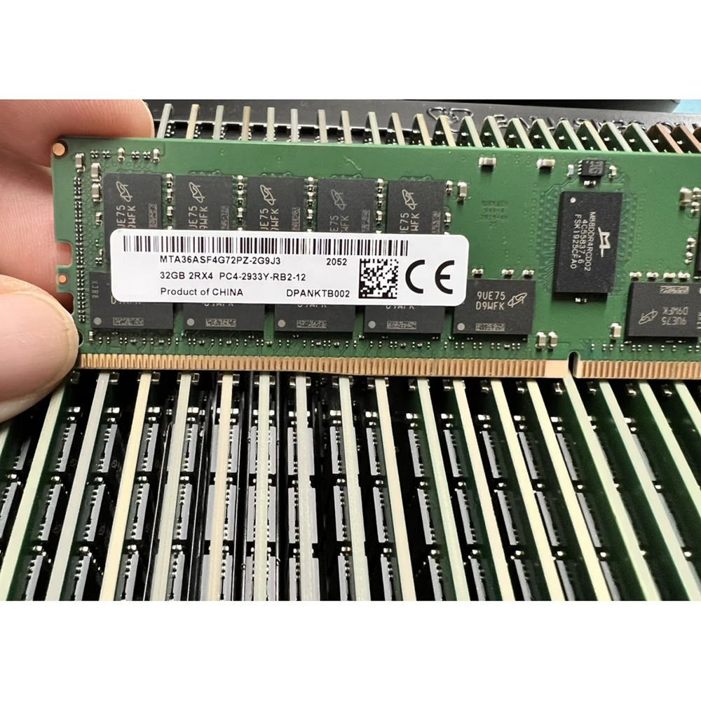 Серверная память DDR4 32G 2RX4 2933 ECC REG 32 ГБ MTA36ASF4G72PZ-2G9J3 Оперативная для MT
