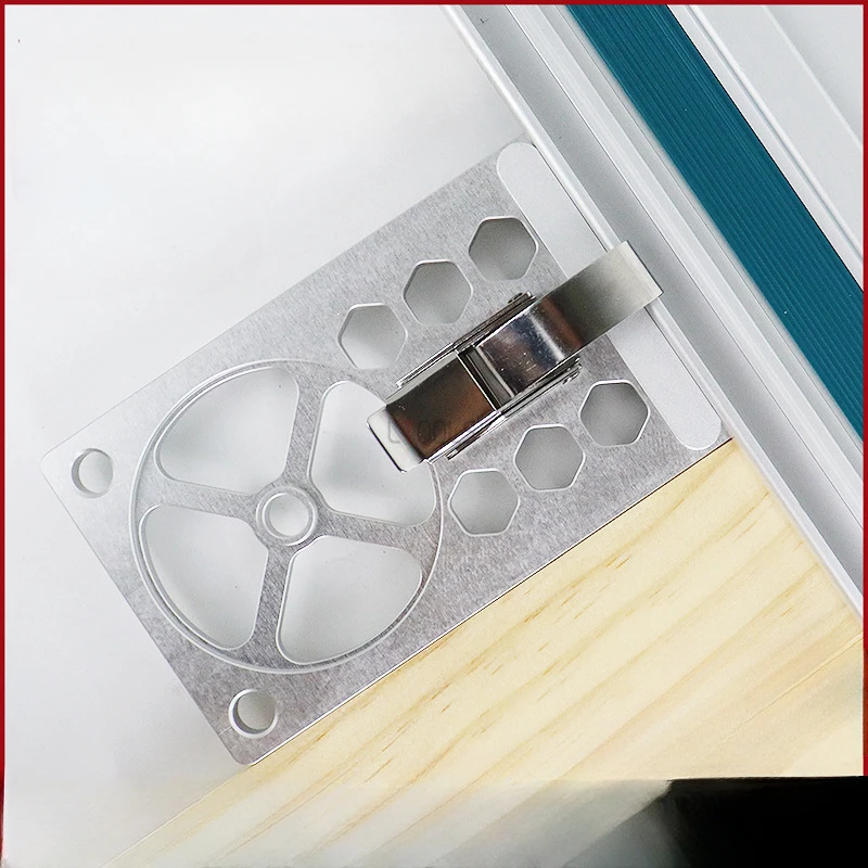 Carpentry 90 Degrees Right Angle Guide Rail  Electric Circular Saw Delineation Engraving Machine Opening Auxiliary Rail Tools