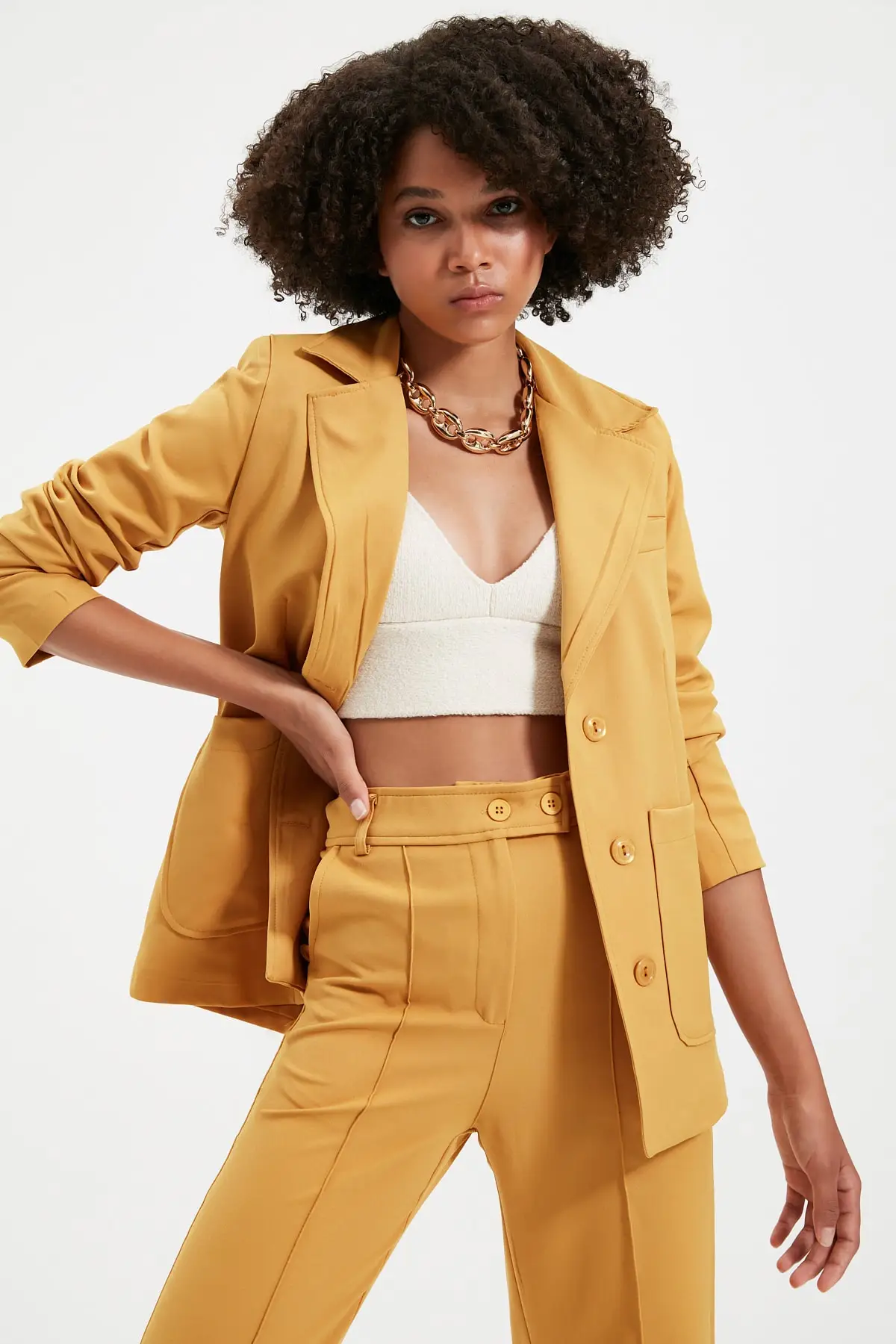 

Trendyol Buttoned Jacket TWOAW22CE0194