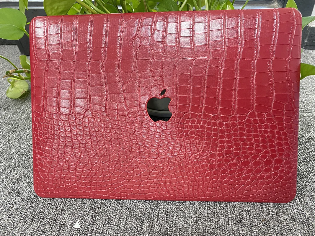 Жесткий чехол из крокодиловой кожи для MacBook Air 13 Pro 16 15 ноутбука Macbook A2337 аксессуары