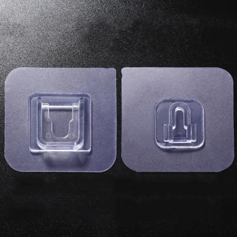 Двусторонние настенные крючки многоцелевой прозрачный крючок