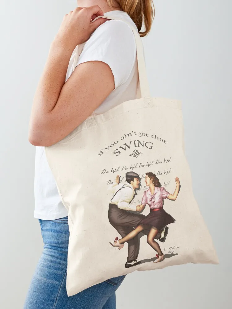 Lindy Hop Tote Bag тотализатор университет холст на заказ