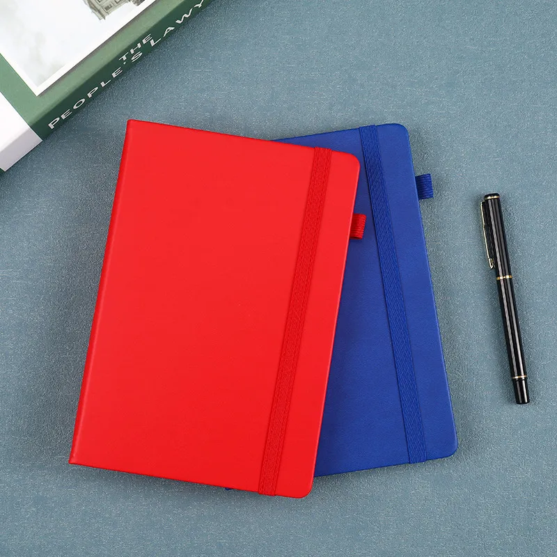 

Creative A5 Straps Notepad Pu Leather Notebooks Business Office Record Book Student Diary