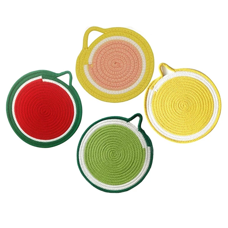 

Набор кухонных подставок, хлопковые подставки для приготовления пищи, 4 шт.