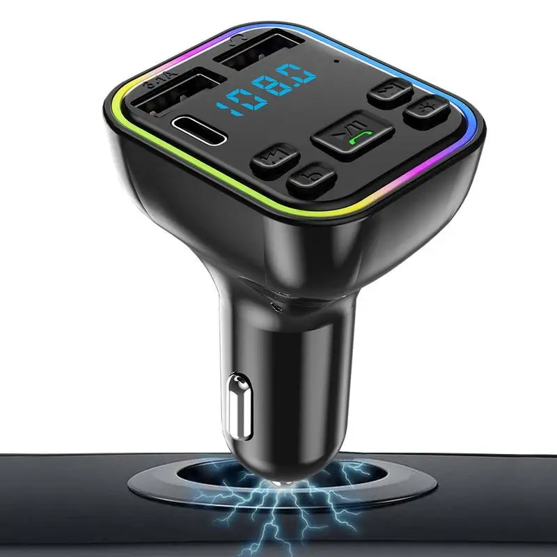 

Wireless Car MP3 Player With Bluetoo-th Hands Free Calling And FM Radio Large Screen And Long Battery Life For Car Asseccories