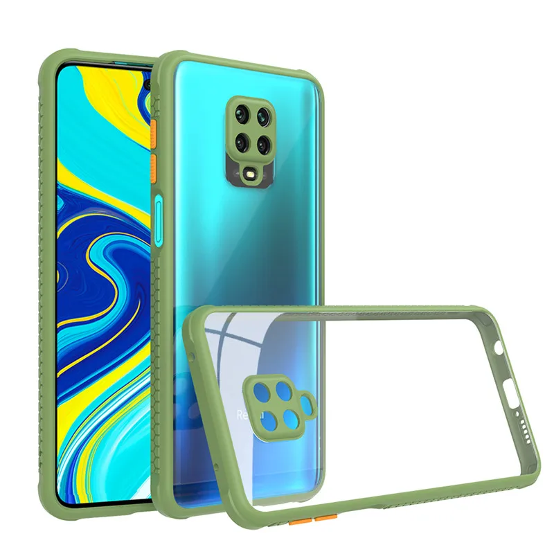 

Противоударный прозрачный силиконовый чехол-бампер для Xiaomi Redmi Note 9 Pro Max